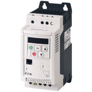 Eaton Frequentieregelaar U/F SLV DC1 e1 1~/3~230V 4,3a 0,75KW emc ip20