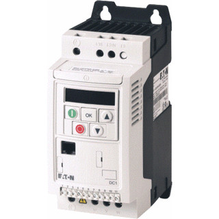 Eaton Frequentieregelaar U/F SLV DC1 e1 3~/3~400V 2,2a 0,75KW emc ip20