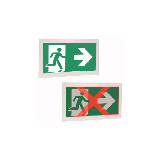 Eaton Blessing noodverlichting wand opbouw centraal adaptieve evacuatie DXC