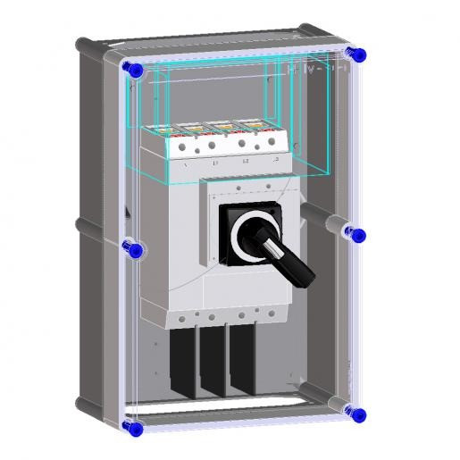 Eaton Schakelkast met NZM3 315-630a 4P
