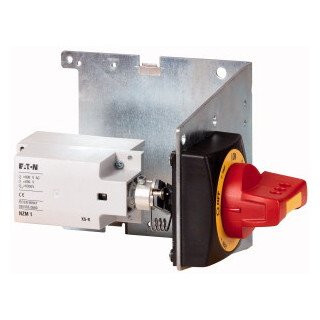 Eaton Hoofdschakelaarbouwset NZM1 zijwand rechts rood/geel incl.montageh