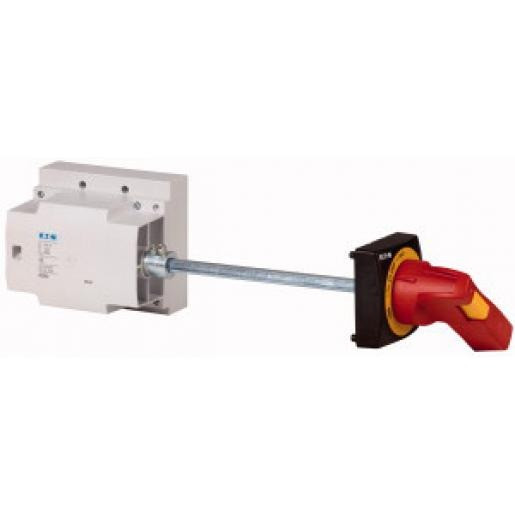 Eaton Hoofdschakelaarbouwset NZM3 zijwand links rood/geel