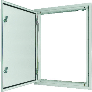 Eaton Xenergy deur kast/lessenaar aanslagdeur H1560MM B835MM D85MM aluminium grijs