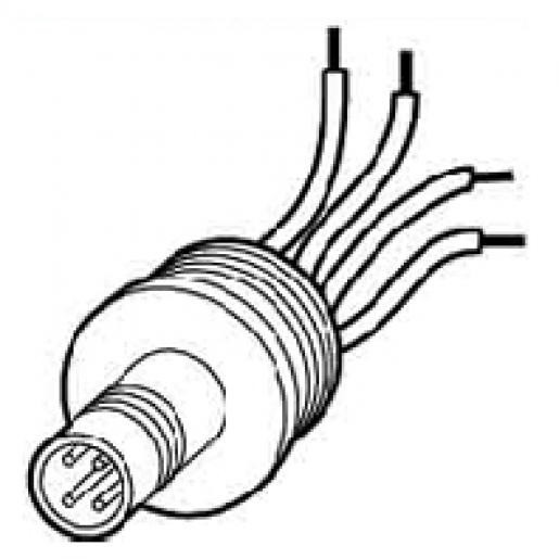 Eaton Inbouwstekker M12 A-gecodeerd,+doorvoer M20 ip66 250 V 4a