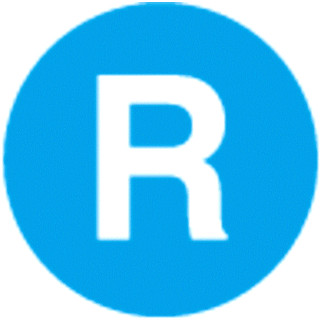 Eaton Indicatieplaatje hoog blauw R