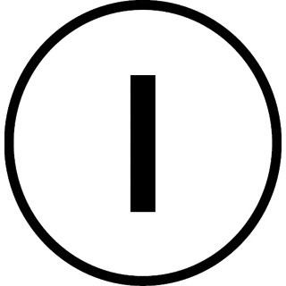 Eaton Indicatieplaatje hoog wit I