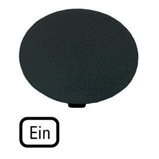 Eaton Indicatieplaatje paddestoel zwart aan