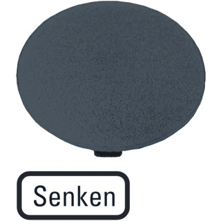 Eaton Indicatieplaatje paddestoel zwart senken