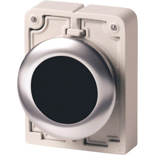 Eaton Drukknop 30MM vlak zwart terugverend