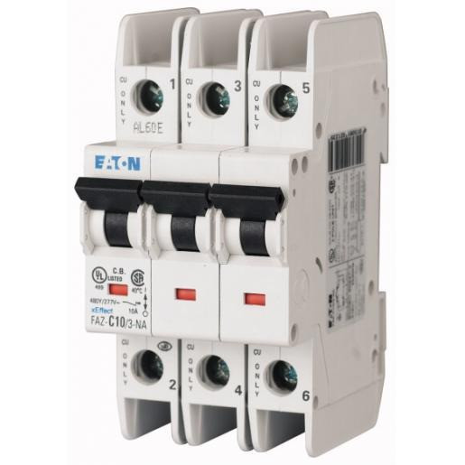 Eaton Xeffect installatieautomaat C karakteristiek 0,5a 3P 3 beveiligd 3te