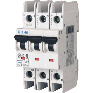 Eaton Faz installatieautomaat B karakteristiek 10a 3P 3 beveiligd 3te