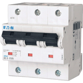 Eaton Az installatieautomaat D karakteristiek 63a 3P 1 beveiligd 4,5te