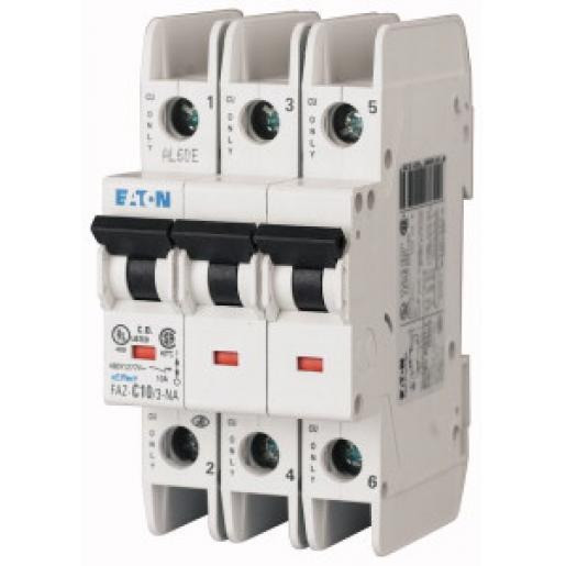 Eaton Faz installatieautomaat D karakteristiek 3a 3P 3 beveiligd 3te