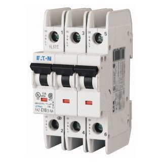 Eaton Faz installatieautomaat D karakteristiek 30a 3P 3 beveiligd 3te
