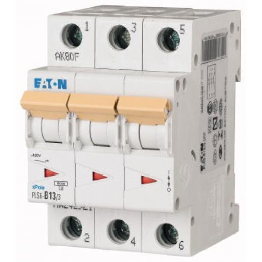 Eaton Xpole installatieautomaat C karakteristiek 13a 4P 3 beveiligd incl nul 4te