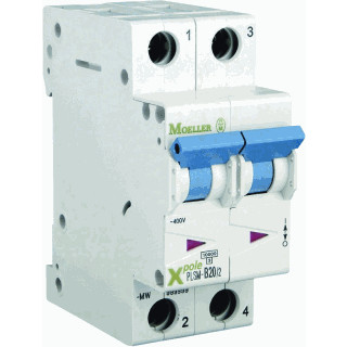 Eaton Xpole installatieautomaat C karakteristiek 25a 2P 2 beveiligd 2te