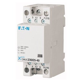 Eaton xPole Installatierelais 230V ac/DC, 3no+1nc, 25a