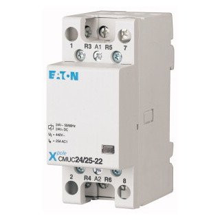 Eaton xPole Installatierelais 24V ac/DC, 4no, 25a