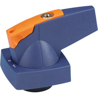 Eaton Draaigreep 6MM deurinbouw blauw cilinderslot