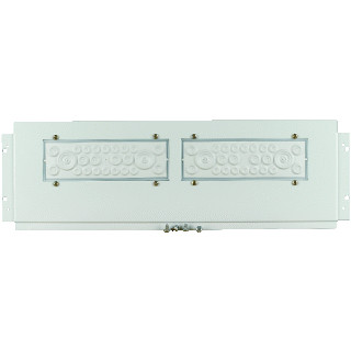 Eaton Kabelinlaatflensplaat grijs met doorsteekgaten