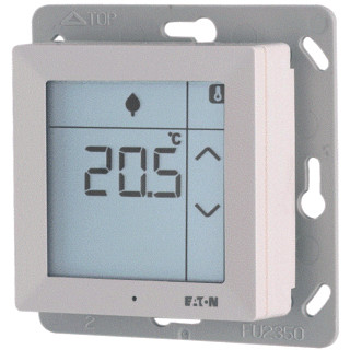 Eaton Kamerthermostaat met touch display wit glanzend