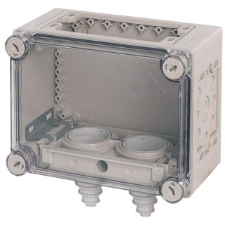 Eaton Xenergy installatiekast leeg ci 2X kabelflens boven 250x375mm ip65