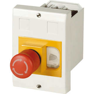 Eaton Kunststof kast inbouw voor PKZM01 ip65 met nood-uit