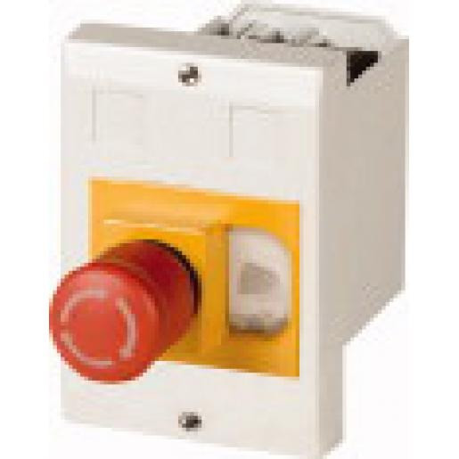 Eaton Kunststof kast inbouw voor PKZM01 ip65 met nood-uit met sleutel