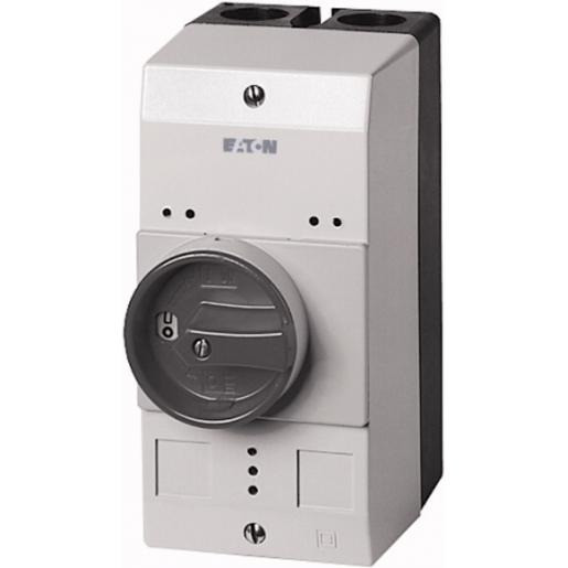 Eaton Kunststof kast ip55 voor PKZM0 met vhi vergr. in nulstand KNP zwart