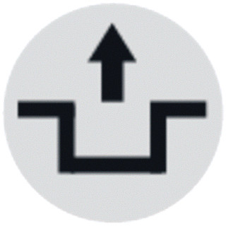 Eaton Lenzen hoog wit symbool ontgrendelen