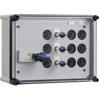 Eaton Licht-en krachtgr.kast als 40a 300ma+3l+2k+rails