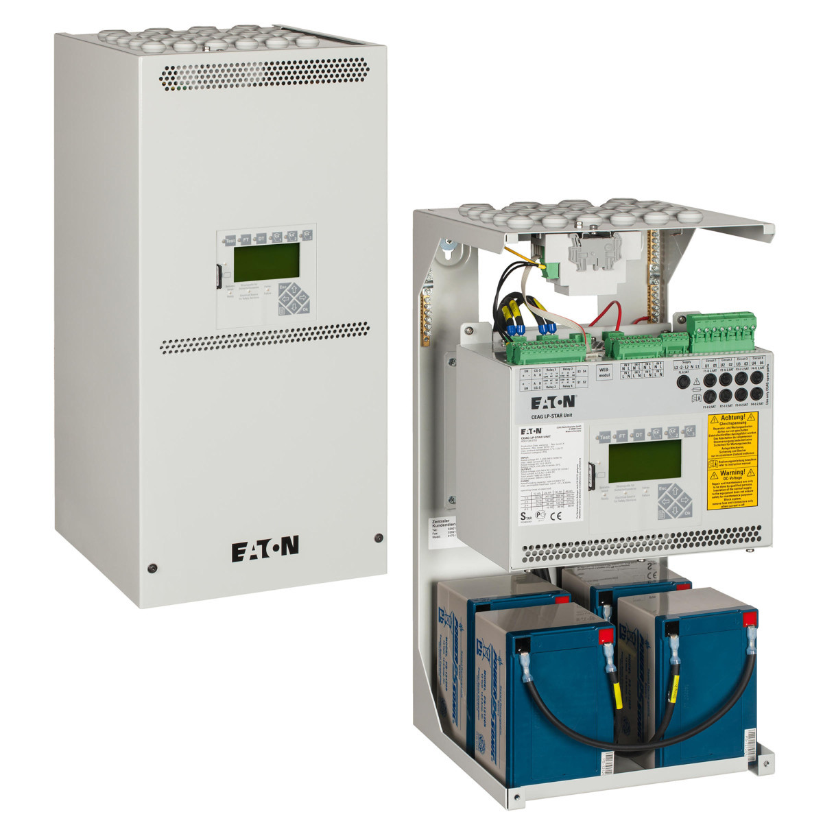 Eaton LP-Star Compacte Centrale incl. webmodule, max. 80 armaturen, max. 133 W (1u)