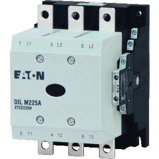 Eaton Dilm magneetschakelaar DC 110KW 225a ac3 railaansluiting 3cont