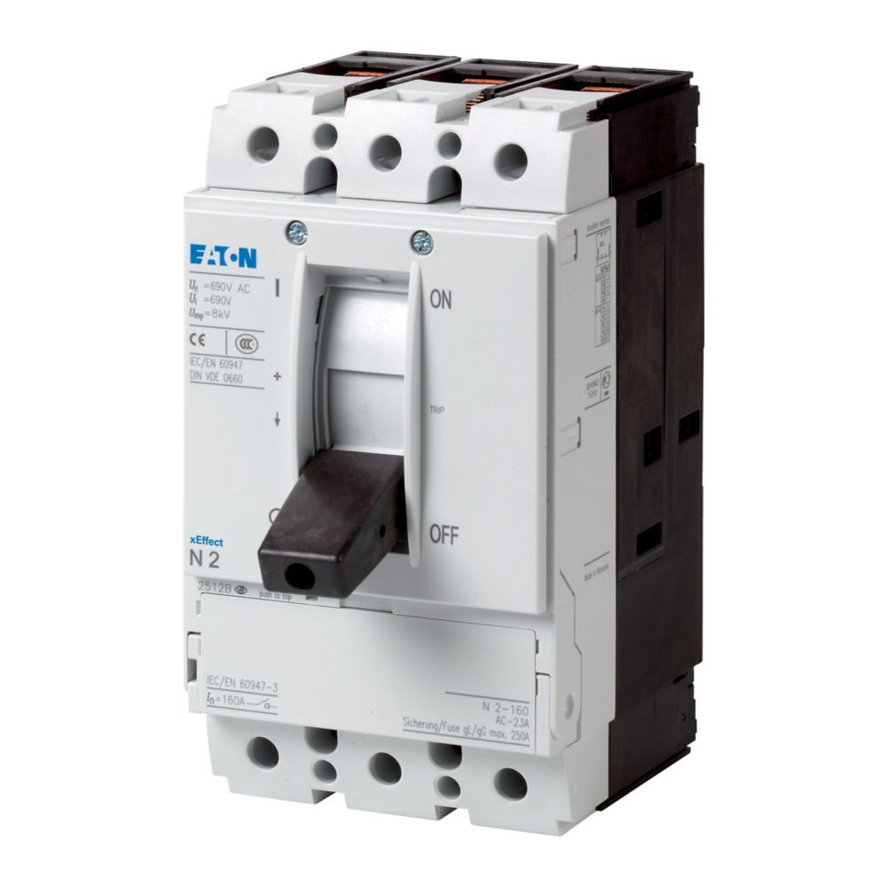 Eaton MCCB's & Accessoires Lastscheider NS2,3P, 250a, maximaal beveiliging=2500a, ul-gecert.