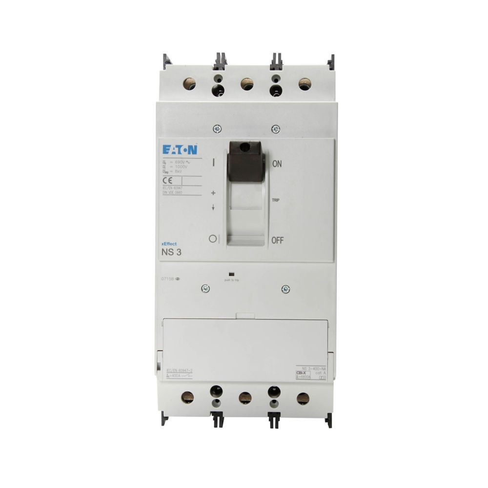 Eaton MCCB's & Accessoires Lastscheider NS3, 3P, 400a, maximaal beveiliging=6600a, ul/iec