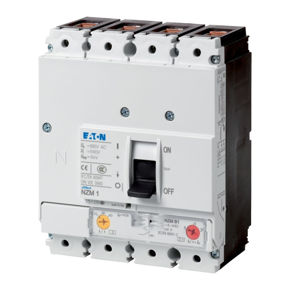 Eaton MCCB's & Accessoires NZM1, 25ka, 4P, 63a, iec