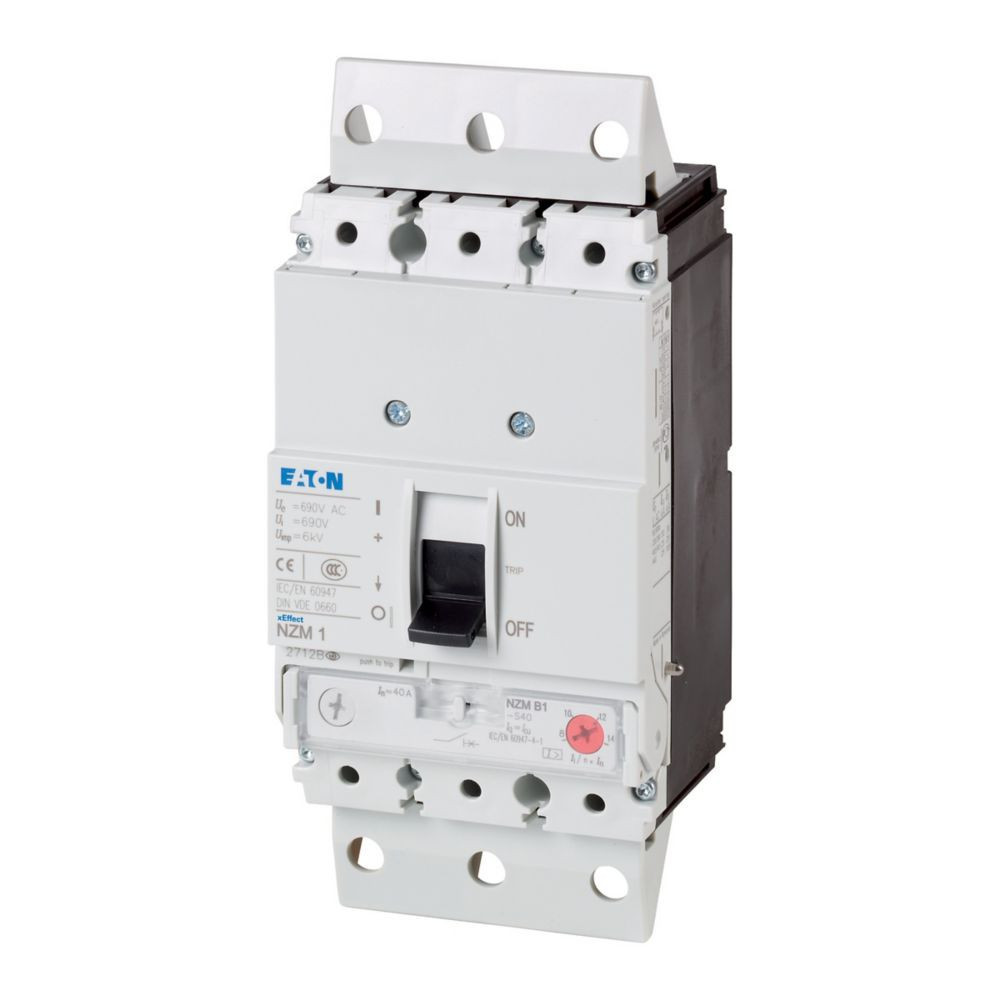 Eaton NZM1 50ka 3P 50a voor insteeksokkel iec