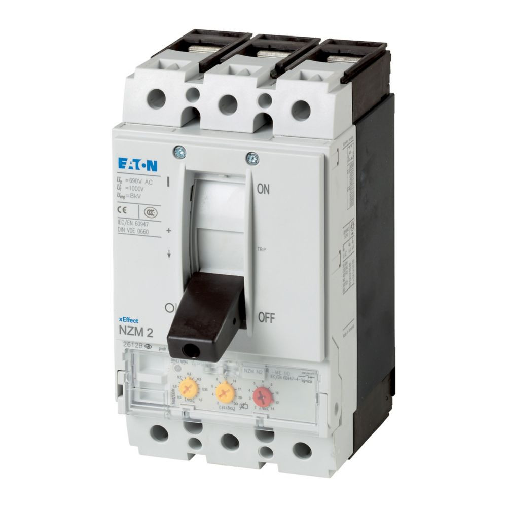 Eaton MCCB's & Accessoires NZM2, 150ka, 3P, 90a, busklemmen, ul/iec