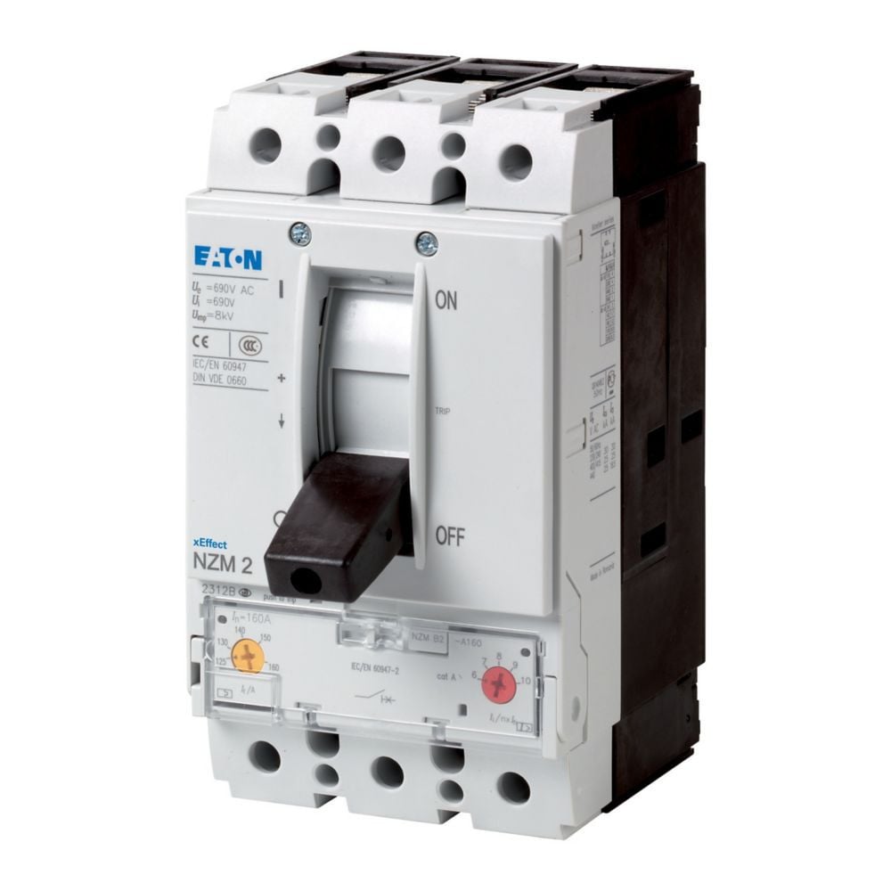 Eaton Vermogenschakelaar NZM2 3P 63a raamklem ul-gecert.