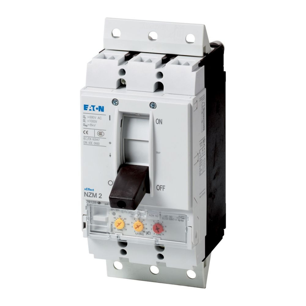 Eaton NZM2 50ka 3P 90a voor insteeksokkel iec