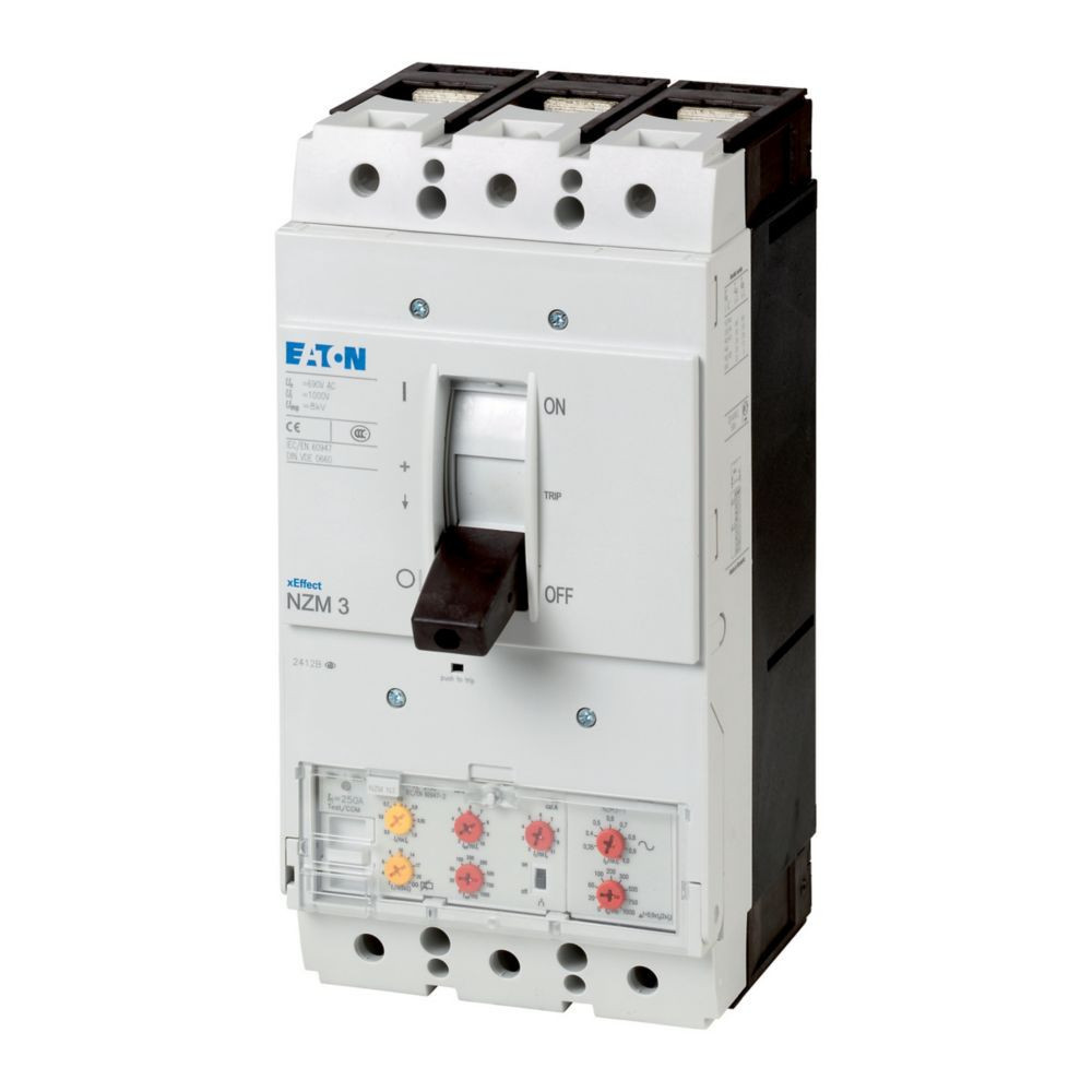 Eaton MCCB's & Accessoires NZM3, 50ka, 3P, 630a, aardfoutbev., iec