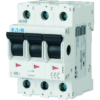 Eaton Hoofdschakelaar is-125/3-125a-3 polig-breedte 3te