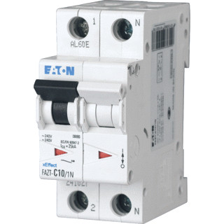 Eaton Fazt installatieautomaat B karakteristiek 1a 2P 1 beveiligd incl nul 2te