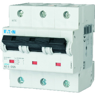 Eaton Az installatieautomaat C karakteristiek 80a 3P 1 beveiligd 4,5te