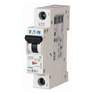 Eaton Faz installatieautomaat Z karakteristiek 8a 1P 1 beveiligd 1te