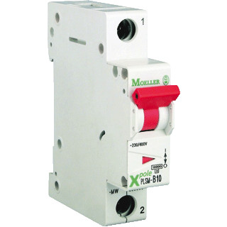 Eaton Xpole installatieautomaat C karakteristiek 10a 1P 1 beveiligd 1te