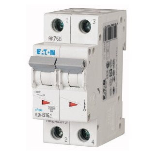 Eaton Xpole installatieautomaat D karakteristiek 16a 2P 2 beveiligd 2te