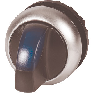 Eaton Keuzeschakelaar 2 standen verlicht blauw