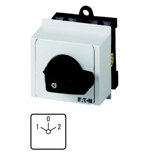 Eaton Omkeerschakelaar 3P ie=12a FS 1-0-2 45° vast 45x45mm dra