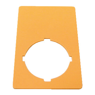 Eaton Schild nood-uit geel hxb=50x33mm nood-uit